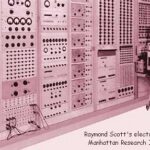 Vintage electronic music studio control panels