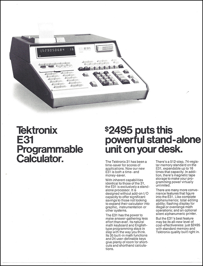 Tektronix Calculators