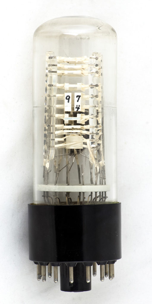 Glass Nixie tube vintage numeric display