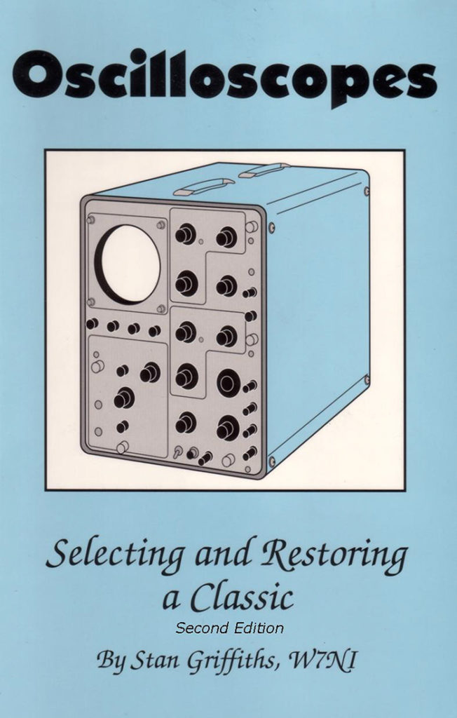 Vintage oscilloscope book cover illustration