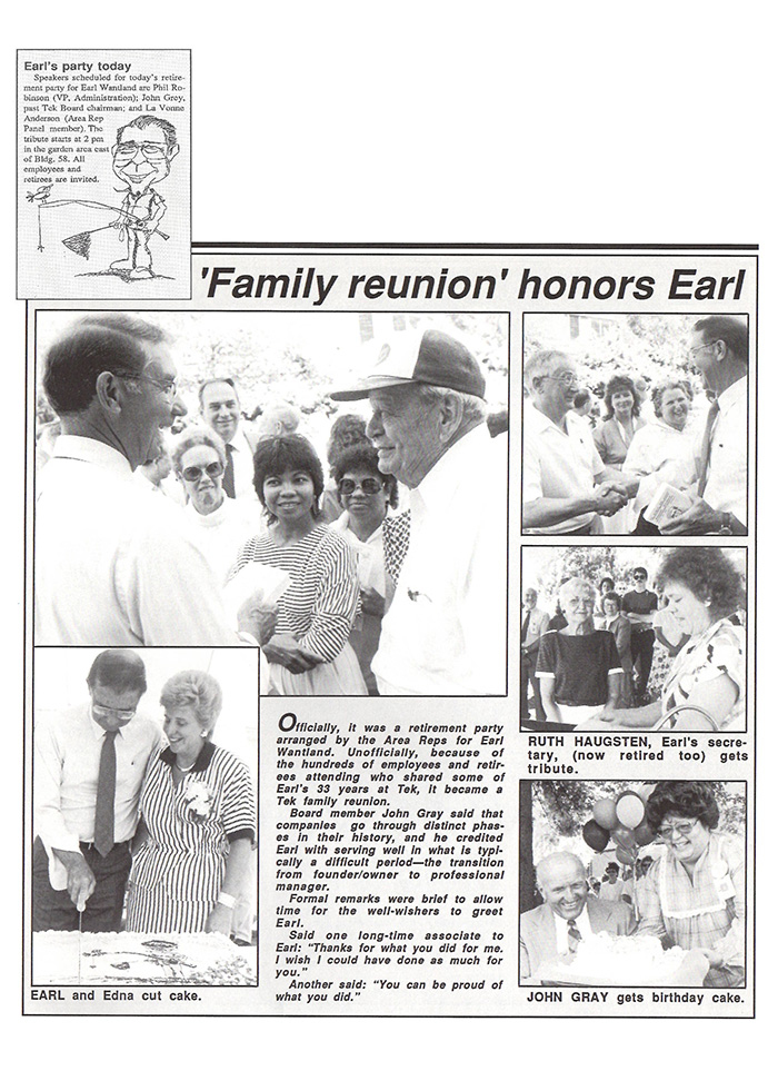 A family reunion celebrates Earl with joyful gatherings and greetings.